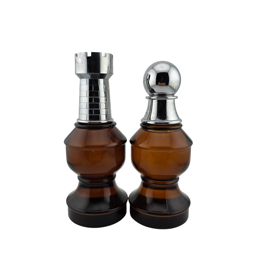 Avon Oland After Shave‎ Chess Piece Lot Pawn Rook Vintage Collectible No Box